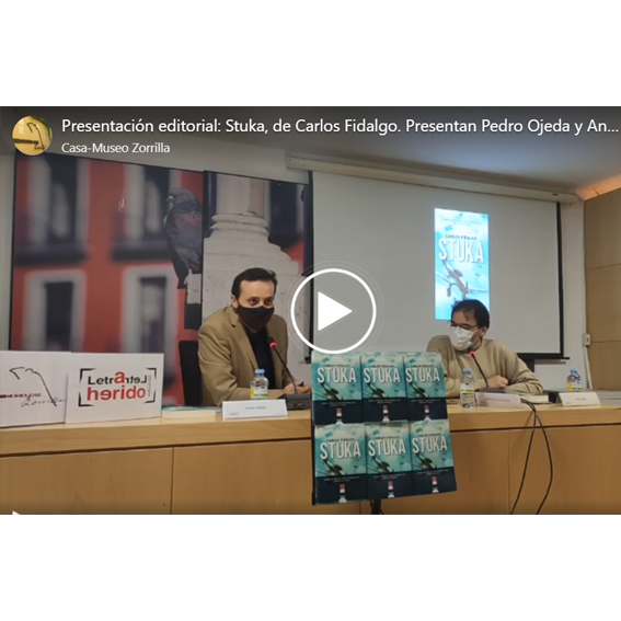 presentación Stuka de Carlos Fidalgo casa Zorrilla Valladolid